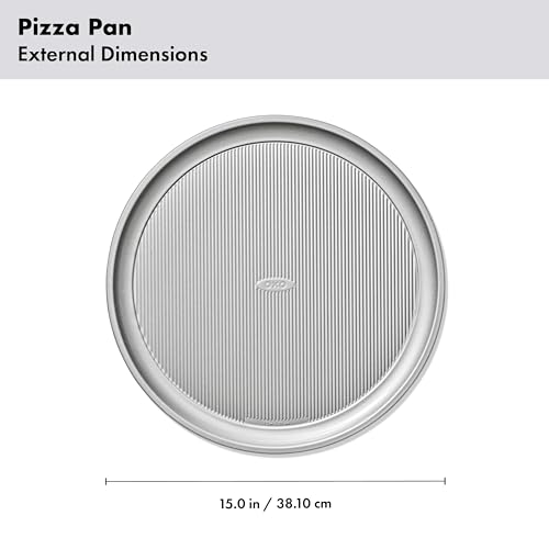 OXO Good Grips Non-Stick Pro Clear Coated Metal Bakeware Pizza Pan, Baking Sheet - style: 15in Pizza