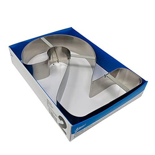 Extra Large Number 2 Cake Cutter - size: #2, 11-inches Tall