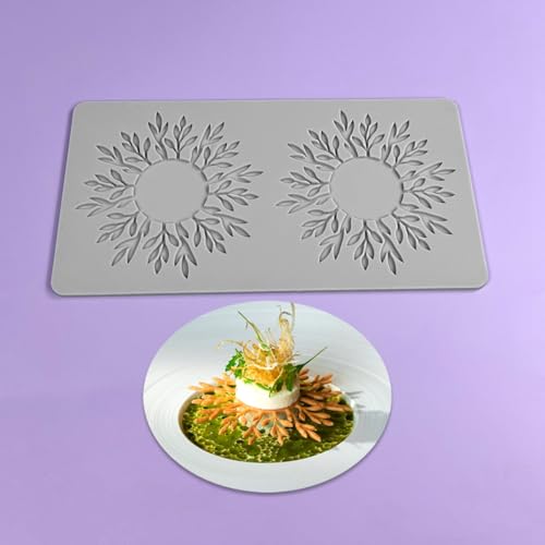 mostsom Silicone Lace Mold Tree Branch Pattern Fondant Molds Hollow Cake Decorating Baking Tools Food-Grade Non-Stick DIY Mould for Home & Garden Cookies Chocolate (A_ Branch) - size: A_ Branch