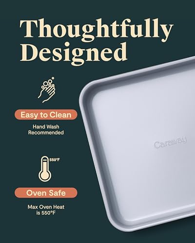 Caraway Non-Stick Ceramic-Coated 9" Square Pan - color: Slate, size: Square Pan (9" x 9")