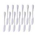 Stainless Steel Butter Knives Set, 12 Pack Spreaders for Cheese, Jam and Kitchen Use, 5.3 Inch with Hammered Handle, Dishwasher Safe - color: Silver