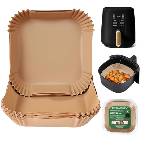 100Pcs Parchment Paper Air Fryer Liners for Beautiful 3 Qt Air Fryer