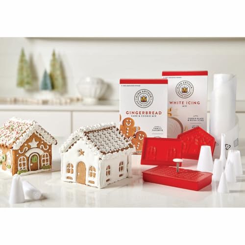 King Arthur Baking Company 3-D Gingerbread Embossing Cutters, 3 Piece Set, For Embossed Three Dimensional Gingerbread Houses For Holiday And Everyday Baking - style: 3-D Gingerbread Cutters