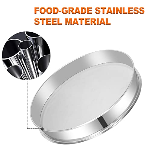 Stainless Steel Vibrating Sifter Screen,80 Mesh Replacement Screen - size: 80 Mesh