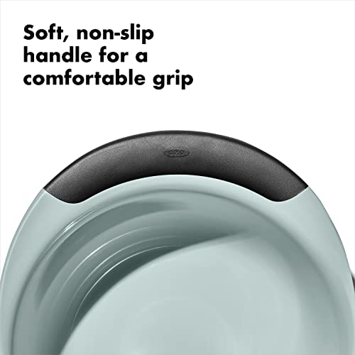 OXO Good Grips 3-Piece Plastic Mixing Bowl Set- Blue, Gray, Jade - color: Blue/Jade/Gray, size: Small, Medium, Large