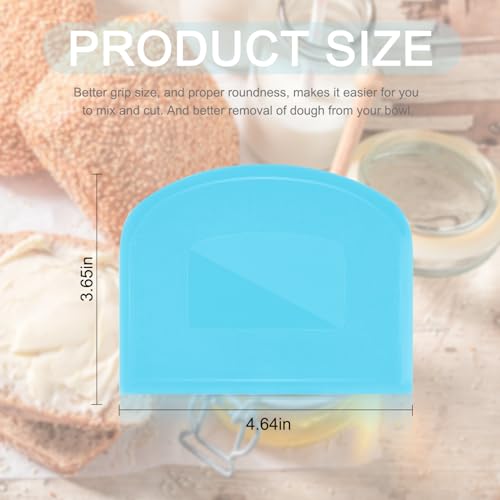 Sourdough Scraper Tool, 4 Pcs Flexible Bowl Scraper for Baking Bread Dough