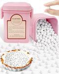 PLANTIONAL Baking Ceramic Pie Weights, Natural Stoneware For Blind Baking - color: Pink