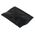 100 Pack 2.7x3.9 inch Opaque Black Reusable Resealable Mylar Bags - color: Black, size: 2.7x3.9 inch