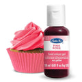 Satin Ice Food Color Liquid Gel, 0.61 fl oz Bottle, Pink - color: Pink