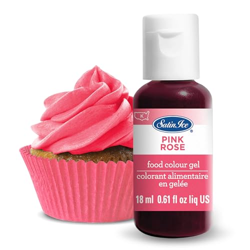 Satin Ice Food Color Liquid Gel, 0.61 fl oz Bottle, Pink - color: Pink