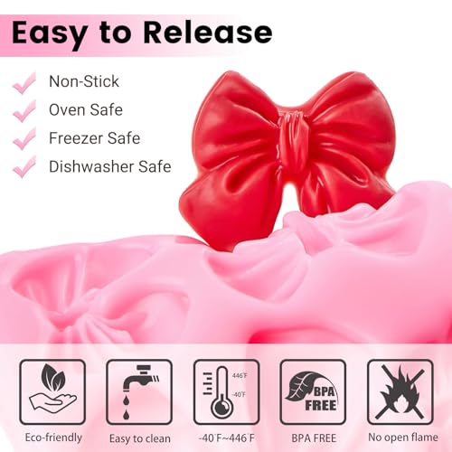 JOERSH Strawberry Silicone Fondant Molds, 4Pcs - style: Strawberry