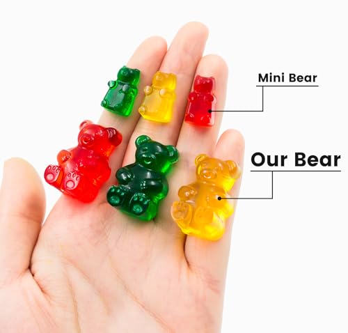 Large Gummy Bear Molds, Silicone Candy Molds, 3-Pack