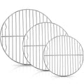 Herogo Round Baking Rack Set of 3, 10.6” & 9” & 7.6”, Stainless Steel Cooling Cooking Racks, Grill Steamer for Oven Pot Air Fryer Canning, Rust Free, Dishwasher Safe - size: 10.6 + 9.1 + 7.6 inch