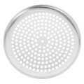Zerodeko Stainless Steel Pizza Pan Round Perforated Pizza Baking Tray Pan with Holes Replaceable Baking Tray Accessory 9.84 in Oven Bakeware for Homemade