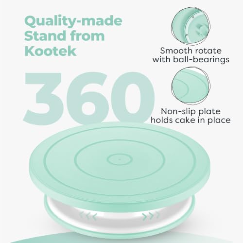 Kootek 71 Cake Decorating Kit Baking Supplies Tools for Beginners & Pros - color: Green