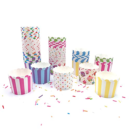 500pcs Greaseproof Muffin Cupcake Cups Paper Baking Liners Home Wedding Party - color: Style 1, size: 500Pcs