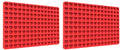 Mini Heart Chocolate Candy Molds Silicone, Silicone Heart Gummy Molds Fondan Molds with Scraper (S) (Pack of 2) - size: small (Pack of 2)