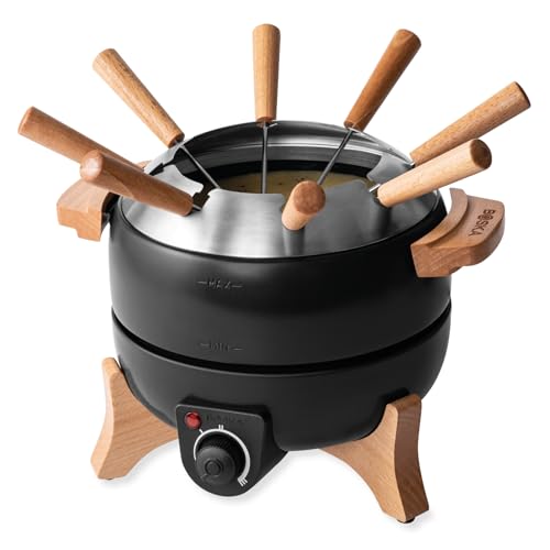 BOSKA Electric Fondue Set Party - 2.4 Quart, Adjustable Temperature Control - style: Party