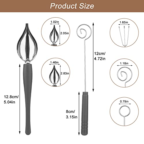 Plating Spoons,5Pcs Culinary Precision Drawing Decor Spoon Set