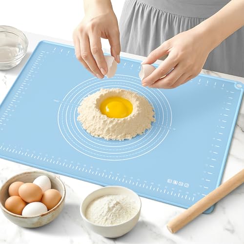 24x16 Silicone Rolling Mat Non-Stick Food Grade Baking Mat w/Measurements - size: 24"L x 16"W