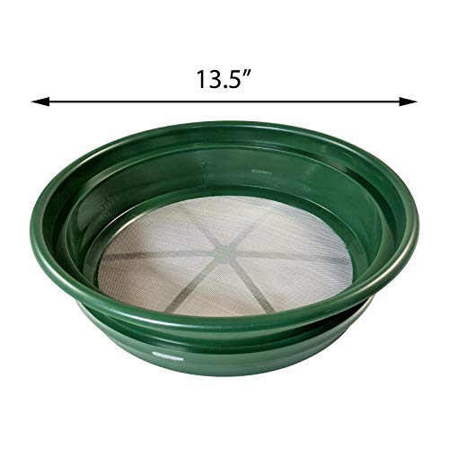 ASR Outdoor Gold Panning 1/30 Classifier Screen Sifting Pan Prospecting Mesh Sieve - size: 1/30" Mesh