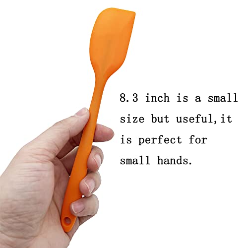 6 Pcs Silicone Spatulas, Small Rubber Spatula 8.3 inch