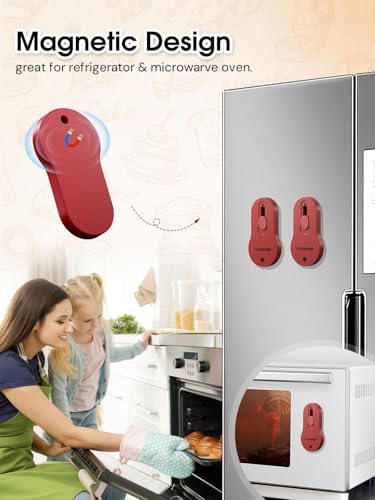 CLUEAPOP Bread Lame, Magnetic Storage Sourdough Scoring Tool With 5 Individual Blades For Artisan Bread, Essential Sourdough Baking Supplies, Scoring Knife for Bread Baking - color: Red