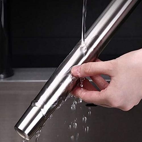 AMUZHI Smooth Seamless Stainless Steel Rolling Pin, 16,7Inch - size: 16.7in + No Mat