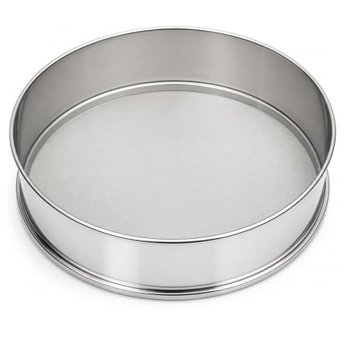 Flour Sieve Fine Mesh, 40 Mesh Sifter,304 Stainless Steel Sifter Food-grade - size: 40 Mesh Screen