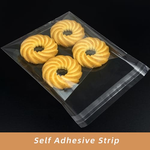 4x4 Inch Cookie Bags, 120 Pcs Clear Self Sealing Cellophane Treat Bags for Candy, Jewelry, Gift Wrapping, Party Favors, Crafts, Cookie Wrappers Self Adhesive - size: 4x4 Inch