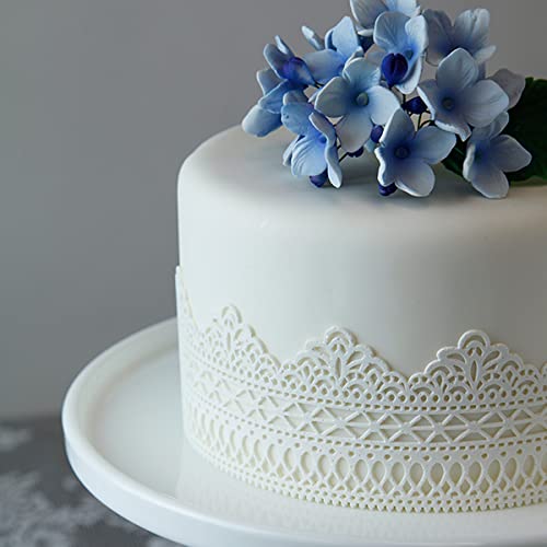 Global Sugar Art Silicone Cake Lace Mat, Roman Edible Lace Mold - style: Roman Lace