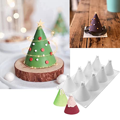 mostsom Cone Geometric Resin Silicone Mold Silicone Easy Chocolate Mold (Circular Cone B) - size: Circular Cone B