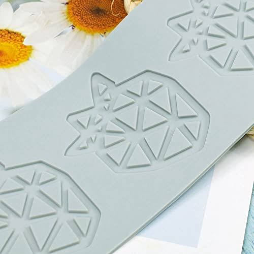 TUKE 3D Hollow Lace Fondant Molds Fruits Leaf Shape Lace Mat Party Cake Decoration Tool Cupcake Mat Silicone Molds for Polymer Clay Chocolate Baking Gummy Mould (Strawberry_10.8x3.2x0.08inch_E) - size: Strawberry_10.8x3.2x0.08inch_E