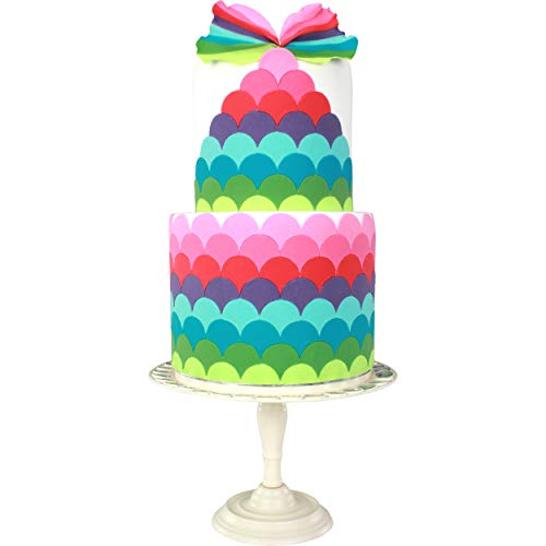 PME Geometric Multicutters for Cake Design-Fish Scale-small, Medium & Large Size, Set of 3, White - size: Set of 3, style: Fish Scale