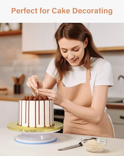 Kootek Cake Board 12 Inch Round Cake Drum Base para Pastel, 1 Pack Gold - color: Gold, size: 12 Inch