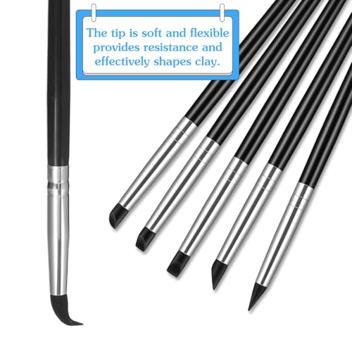 10PCS Silicone Clay Sculpting Tools,Durable Sculpting Tool