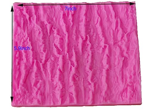 Tree Bark Texture Fondant Impression Lace Mold Silicone Mat