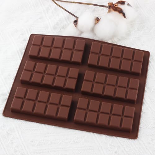 Silicone Chocolate Bar Molds For Candy Energy Protein Bars