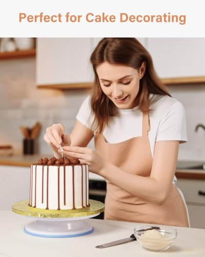 Kootek Cake Board 14 Inch Round Cake Drum Base para Pastel, 1 Pack Gold - color: Gold, size: 14 Inch