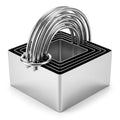 Mini Flan Egg Tart Cutter Set, 5-Piece 430 Stainless Steel with Handles