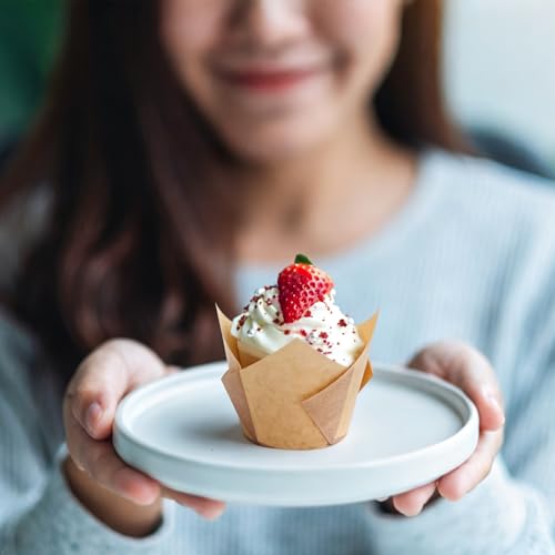 Ruisita 150 Pcs Mini Cupcake Liners Muffin Liners Baking Cups - color: Natural