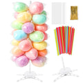 5.25 ft Plastic Cotton Candy Stand Adjustable Tall Cake Pop Floor Display