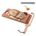 Bread Knife and Cutting Board Kit,with Adjustable Thickness