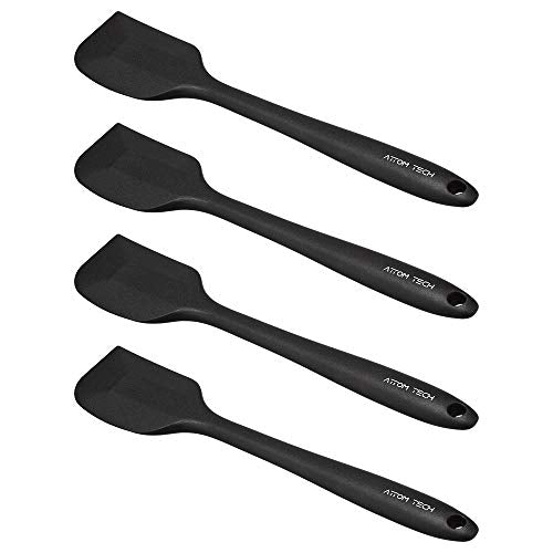 Silicone Spatula Set of 4, 500°F Heat Resistant BPA Free