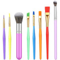 8 PCS Cake Candy Decorating Brushes, Cake Baking Brush Food Paint Brush Food Fondant Tools Sugar Cookie Decorating Supplies with Fondants Paste Tool for Christmas Biscuit Cakes Fondant Decor