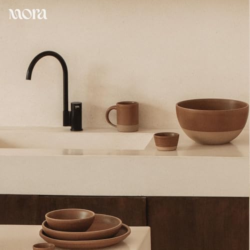 Mora Micro Ramekins Set of 4, 6oz Ceramic Pottery Baking Dishes - Microwave, Oven and Dishwasher Safe - Harvest - color: Harvest, size: Micro