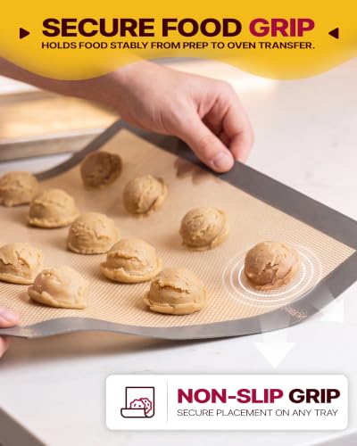 Katbite Silicone Baking Mat Set of 3 Grey - color: Gray 3 Pack