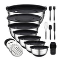 Unokit Mixing Blows with Lids Set - 7-Piece - size: Non-Slip 7-Piece
