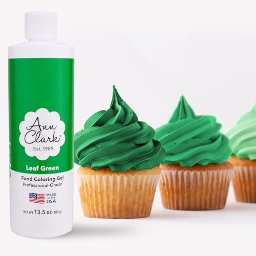 Ann Clark Leaf Green Food Coloring Gel 13.5 oz Made in USA - color: Leaf Green