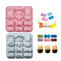 XIMEO Race Car Silicone Molds, 2 Pack, for Chocolate, Candy & Gummy - color: Racing Car Theme